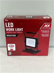 Ace 6000 lm LED Corded Stand (H or Scissor) Work Light NEW